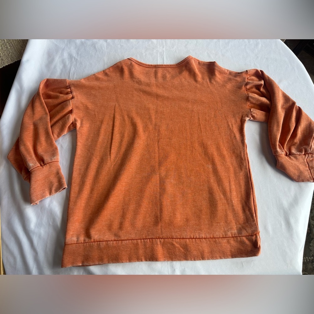 GC Gameday Couture Texas Longhorns Puffy Sleeve Sweatshirt Size Large - Picture 7 of 7